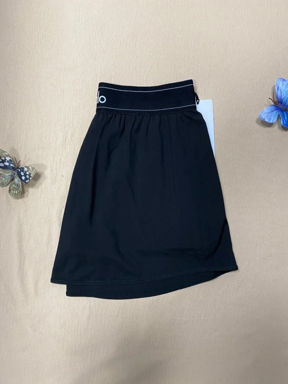 🤹‍♀️ALO NWT Match Point Black Mini Tennis Skirt🏌️Sporty Everyday Style